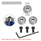 Durable steel bearing accessory kit fits for router bits heads and shank top mounted 1/2, 3/8, 3/4 bearing &amp; retaining ring