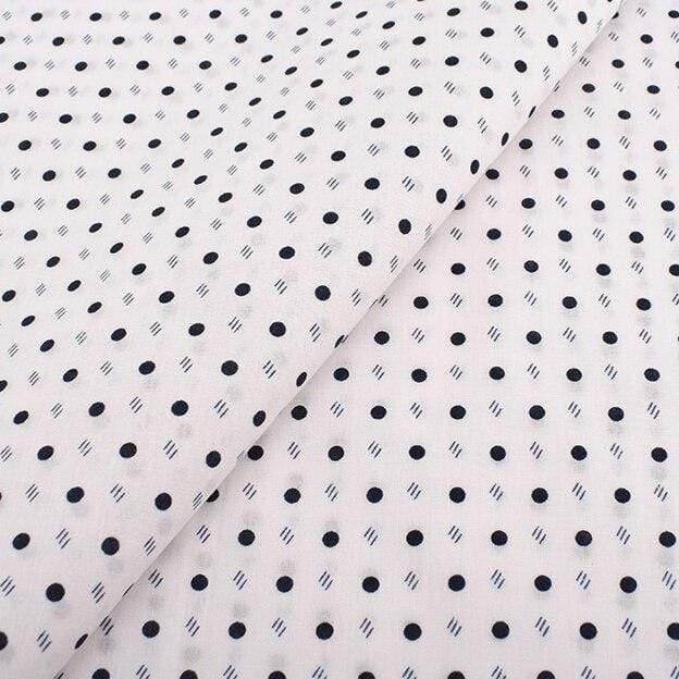 Chainho, Geometric Patterns, Printed Solid Color Cotton Fabric, DIY Quilting & Sewing Poplin Material for Baby & Children's Clothes, Shirt, Skirt