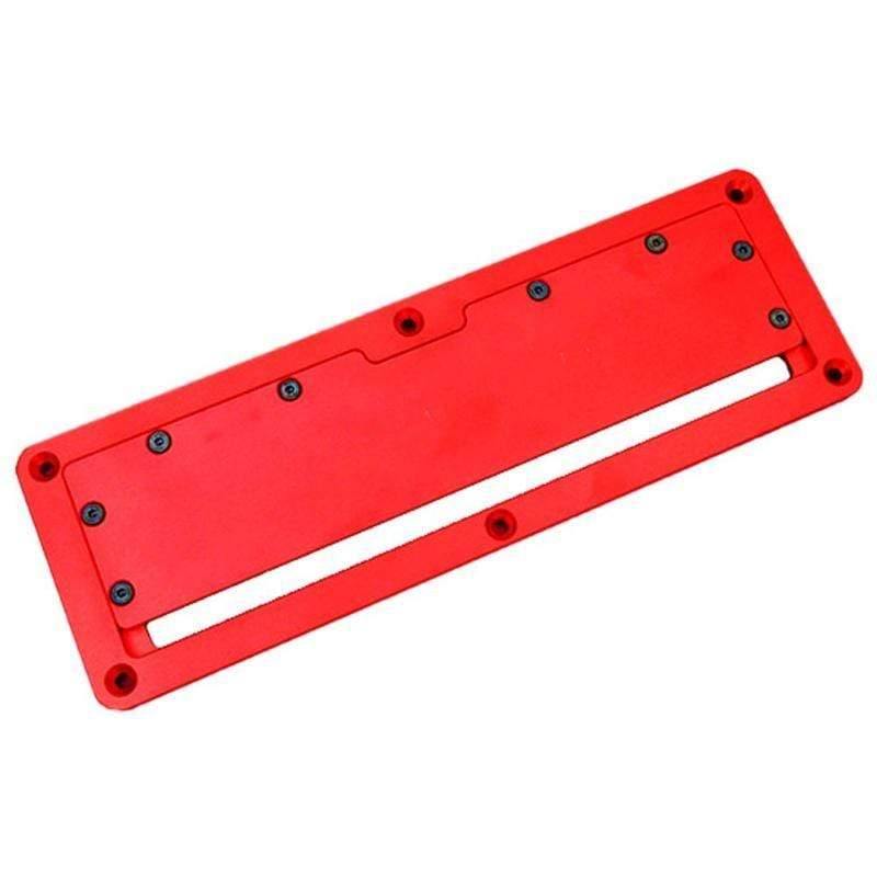 Electric table saw flip cover plate flip base table special cover plate adjustable aluminum insert plate for table saw