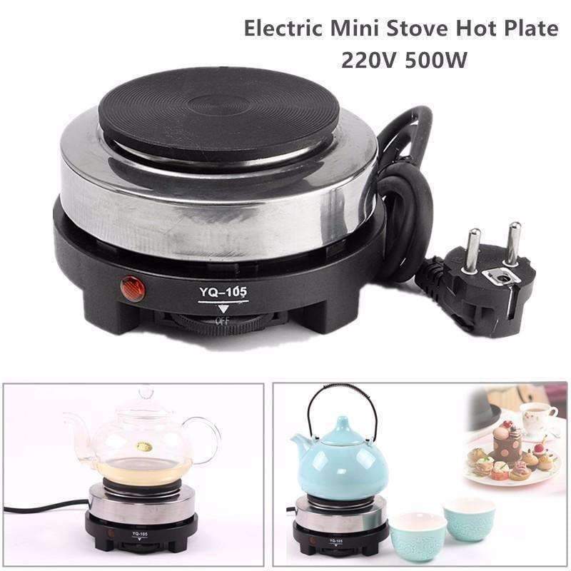 Elektrische Mini-Kochplatte Heizplatte Multifunktions-Kaffeetee-Heizer Haushaltsgerät Kochplatten für Küche 220V 500W