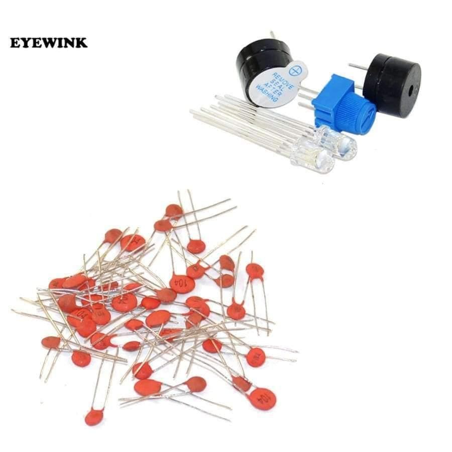 Elektronik-Fans-PaketDas Elektronikbaustein-Paket eignet sich für Arduino DIY Lernen.
