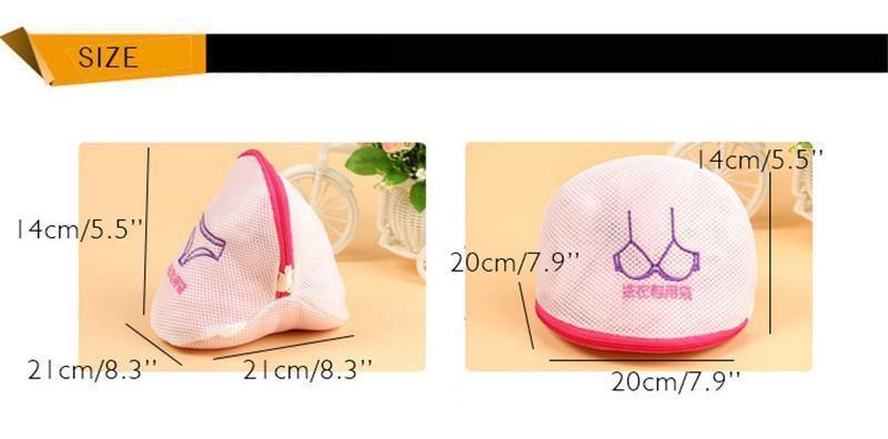 Bestickter BH Unterwäsche Spezial Waschbeutel Gepolstert Maschinenwaschbar Netz Kit Wäschekorb Tasche Wäschebeutel