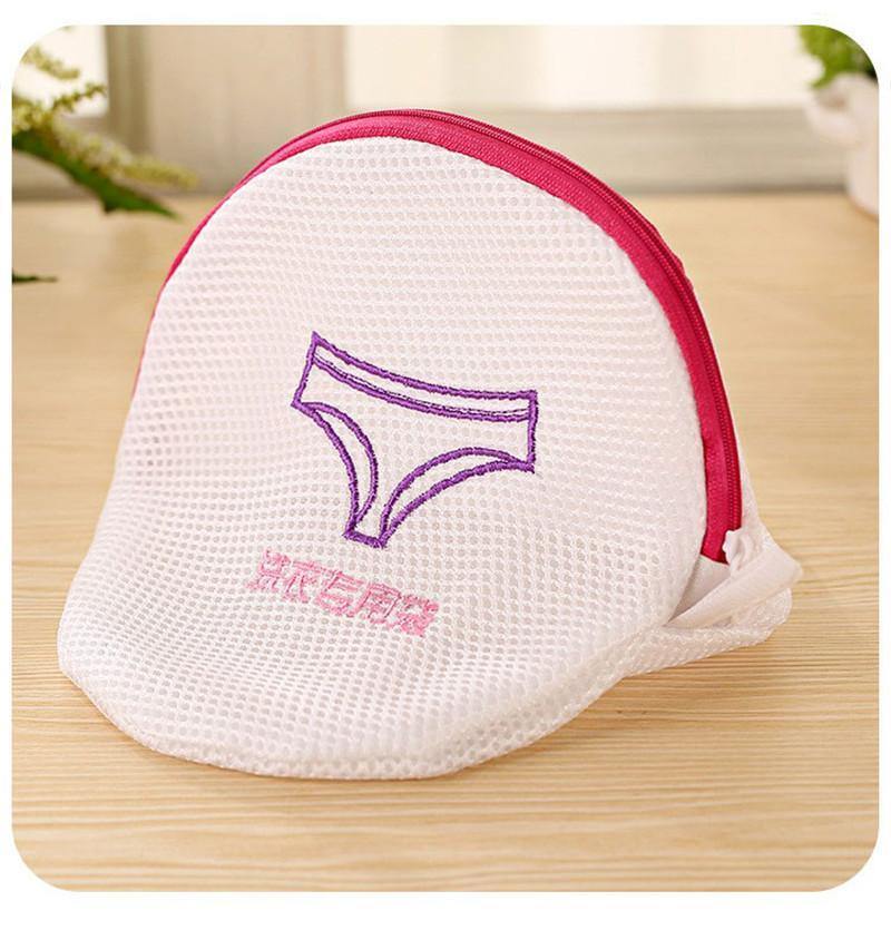 Bestickter BH Unterwäsche Spezial Waschbeutel Gepolstert Maschinenwaschbar Netz Kit Wäschekorb Tasche Wäschebeutel
