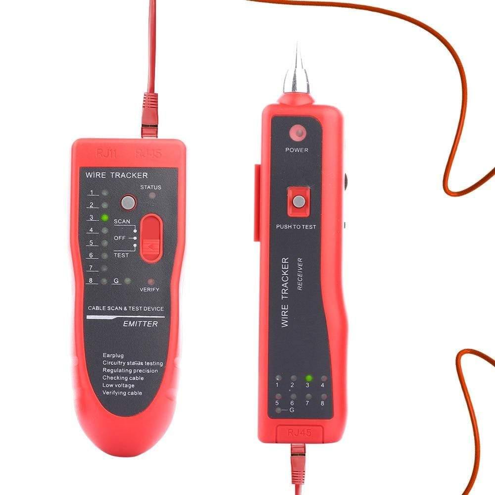 Ethernet LAN network cable tester UTP STP RJ11 RJ45 Cat5 Cat5E Cat6 telephone wire tracker tracer toner detector line finder