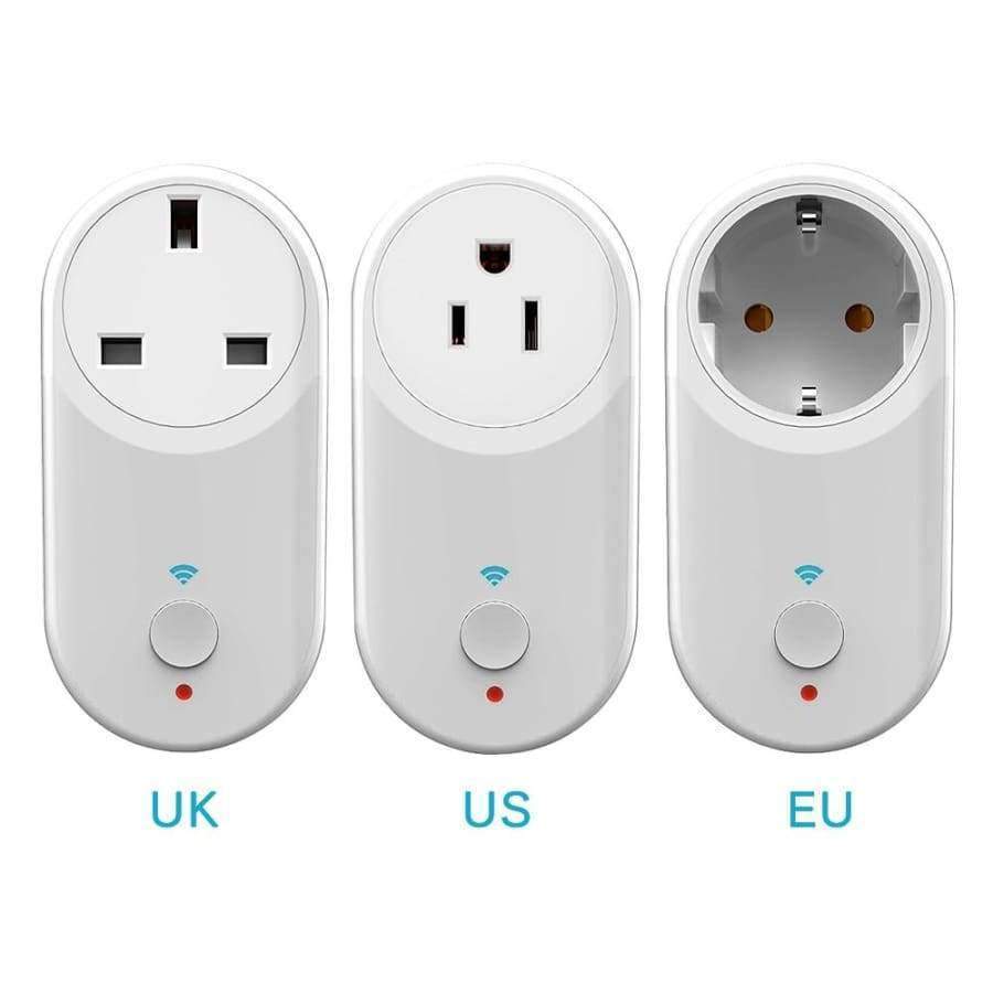 QIACHIP UK US EU Stecker WiFi Smart Home Steckdose App-Steuerung Hausgeräte Arbeiten mit Amazon Alexa Google Home Timer