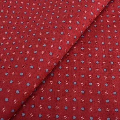 Chainho, Geometric Patterns, Printed Solid Color Cotton Fabric, DIY Quilting & Sewing Poplin Material for Baby & Children's Clothes, Shirt, Skirt