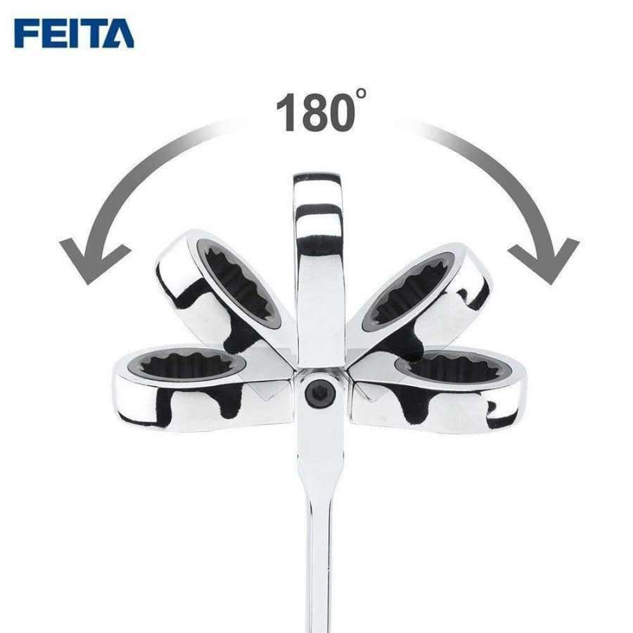 FEITA 8-13mm Wrench Set Torque Flexible Open End Bicycle Wrench Auto Repair Hand Tools (1PC & 6PCS/Set)