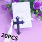 20PCS Boxed Blessings Silber Bibel Kreuz Lesezeichen Hochzeiten Baby Dusche Souvenirs Heilige Kommunion Hochzeitsgeschenke und Geschenke für Gäste
