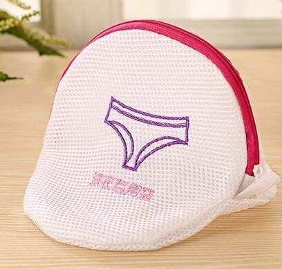 Bestickter BH Unterwäsche Spezial Waschbeutel Gepolstert Maschinenwaschbar Netz Kit Wäschekorb Tasche Wäschebeutel