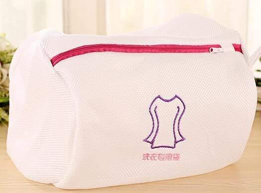 Bestickter BH Unterwäsche Spezial Waschbeutel Gepolstert Maschinenwaschbar Netz Kit Wäschekorb Tasche Wäschebeutel