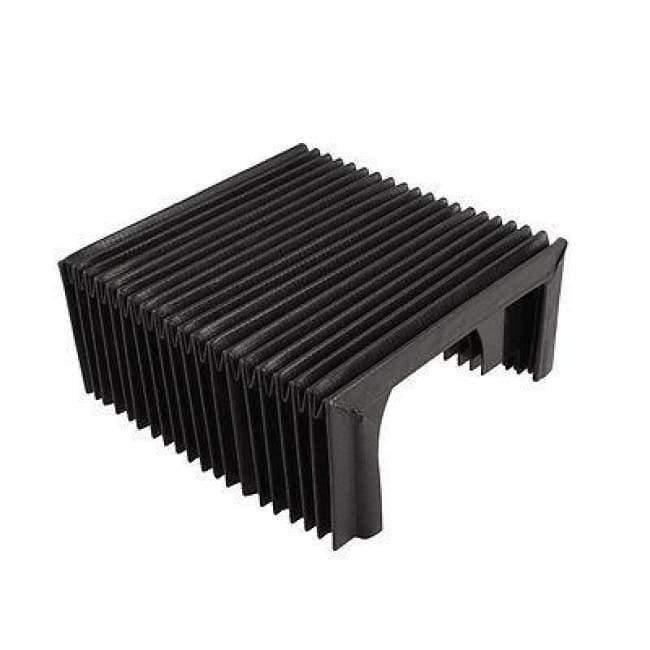 Gefaltete 14,5x6,5x6,5cm Ersatz Akkordeonform Flexible Staubschutzhaube für Fräsmaschine Entfaltet 14,5x24x6,5cm