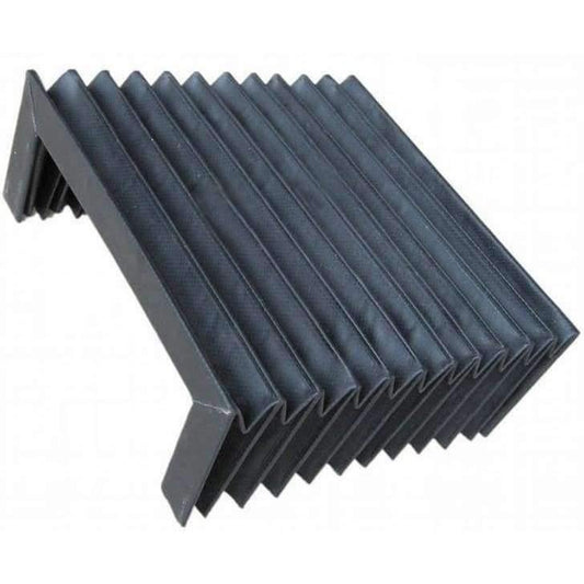 Gefaltete 14,5x6,5x6,5cm Ersatz Akkordeonform Flexible Staubschutzhaube für Fräsmaschine Entfaltet 14,5x24x6,5cm