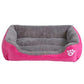 S-3XL 9 Farben Pfote Haustier Sofa Hundebetten Wasserdichter Boden Weiches Fleece Warm Katzenschlafhaus Petshop Dropshipping cama perro