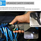 FWT81 Cable Tracker RJ45 RJ11 Telephone Wire Network LAN TV Electric Line Finder Tester With AVD06 Dual-Mode Non-Contact Voltage Detector AC 12-1000V Auto/Manual NCV Tester Live Wire Check Sensitivity Adjustable