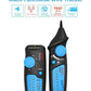 FWT81 Cable Tracker RJ45 RJ11 Telephone Wire Network LAN TV Electric Line Finder Tester With AVD06 Dual-Mode Non-Contact Voltage Detector AC 12-1000V Auto/Manual NCV Tester Live Wire Check Sensitivity Adjustable
