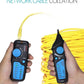 FWT81 Cable Tracker RJ45 RJ11 Telephone Wire Network LAN TV Electric Line Finder Tester With AVD06 Dual-Mode Non-Contact Voltage Detector AC 12-1000V Auto/Manual NCV Tester Live Wire Check Sensitivity Adjustable