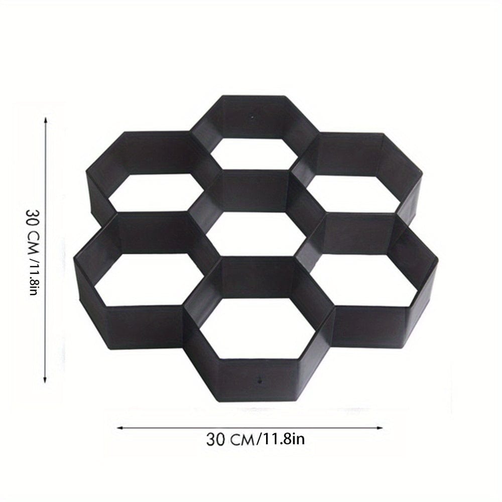 1 Stück, Gartenweg Pflasterform DIY Manuell Pflasterung Zementziegel Stein Straße Beton Formen