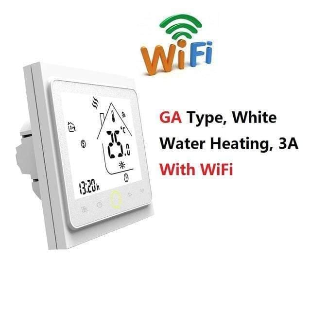 AC95~240V WiFi Temperaturregler Elektrische Fußbodenheizung Wasser/Gas Heizkessel Thermostat Funktioniert mit Google Home Alexa