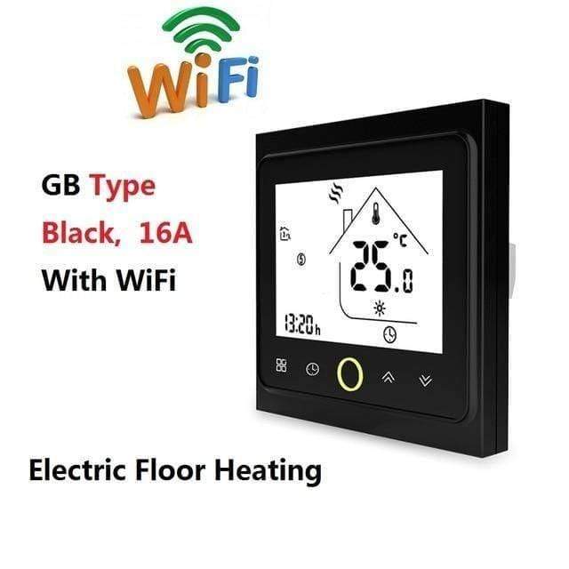 AC95~240V WiFi Temperaturregler Elektrische Fußbodenheizung Wasser/Gas Heizkessel Thermostat Funktioniert mit Google Home Alexa