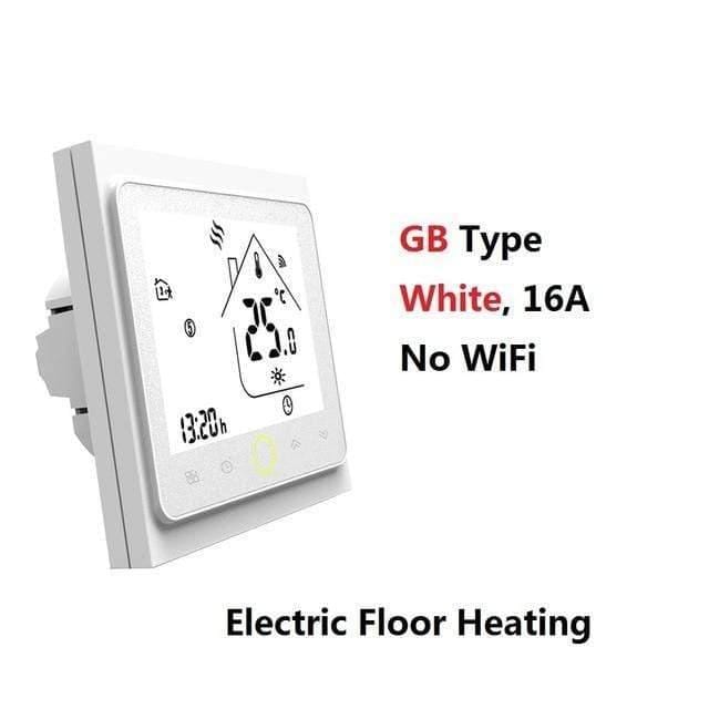 AC95~240V WiFi Temperaturregler Elektrische Fußbodenheizung Wasser/Gas Heizkessel Thermostat Funktioniert mit Google Home Alexa