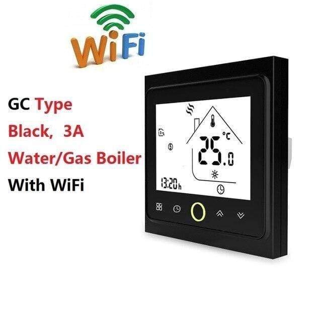 AC95~240V WiFi Temperaturregler Elektrische Fußbodenheizung Wasser/Gas Heizkessel Thermostat Funktioniert mit Google Home Alexa
