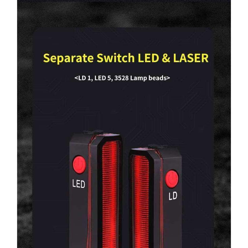 GIYO USB wiederaufladbares Rücklicht Fahrrad Warnlicht Radfahren LED Rücklicht wasserdicht MTB Straßenfahrrad Fahrrad Rücklicht Rücklampe