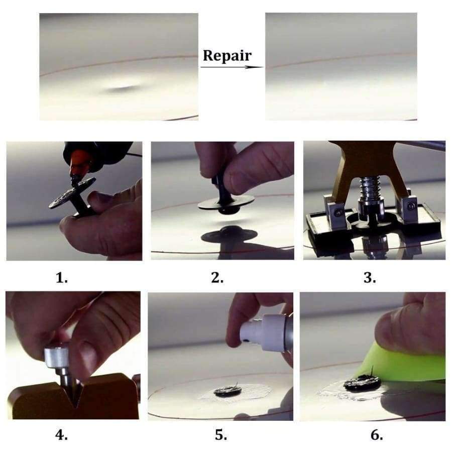 Paintless dent repair tools Dent removal Dent puller tabs Dent lifter tool set Body repair kit Auto hand tools