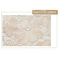 Leichtkaffee Pure Organza Spitzeneinfassung LOTUS Bestickte Tischdecke