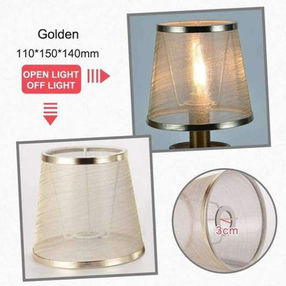 Einfacher Stil Handgemachte Lampe Schirm Modern Transparenter Lampenschirm Goldene Silber Farben Lichtschirm für E14 Kronleuchter Wandleuchten