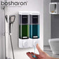 Liquid soap dispenser wall mount 300ml plastic shampoo shower gel dispenser hand sanitizer kitchen bathroom accessories