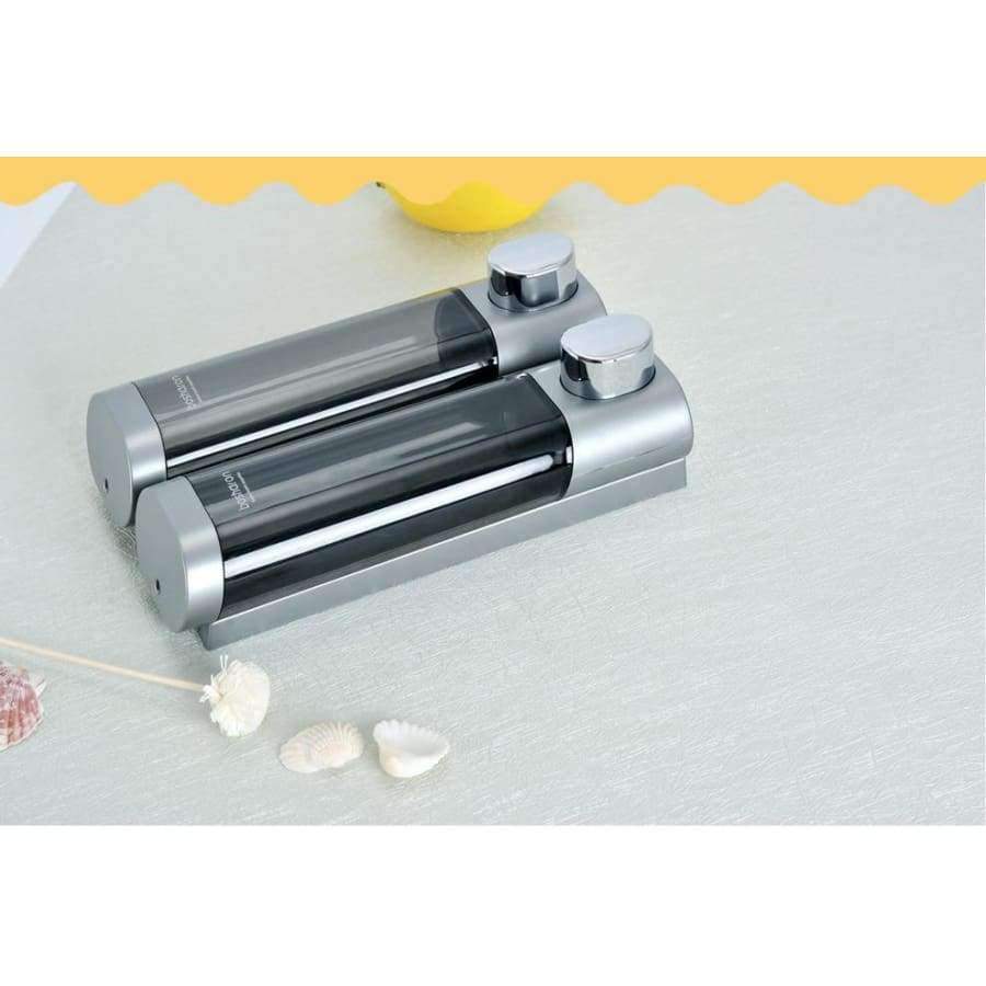 Liquid soap dispenser wall mount 300ml plastic shampoo shower gel dispenser hand sanitizer kitchen bathroom accessories