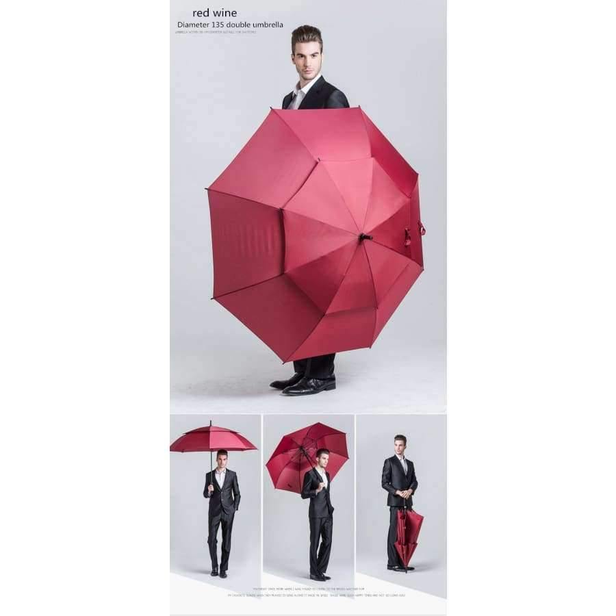 Golfschirm Herren stark winddicht halbautomatischer langer Schirm großer Herren und Damen Business Schirme Herren individuelles Logo