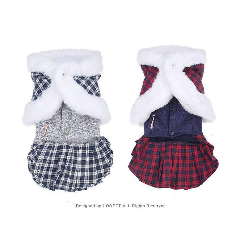 Haustier Hundekleidung Katze Kleidung Mantel Dick Herbst Winter Kleid Welpe Chihuahua Kostüm