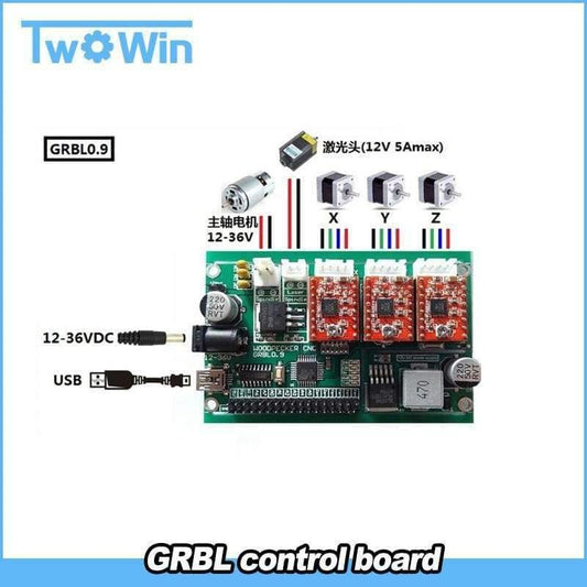 GRBL 0.9J USB-Port CNC-Gravurmaschine Steuerplatine 3-Achsen-Steuerung Laser-Gravurmaschinenplatine