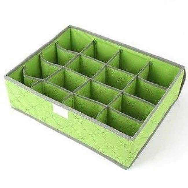 Unterwäsche-Organisation Vliesfaltbare Speicherbox für BHs, Socken und Unterwäsche, verschiedene Fächer, Haushaltsorganisator