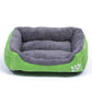 Weiches PP Baumwolle Haustier Hundebett Winter Warm Gepolstertes Welpen Katzensofa Bett Kissen Wasserdicht Katze Hund Haustier Matte Haus