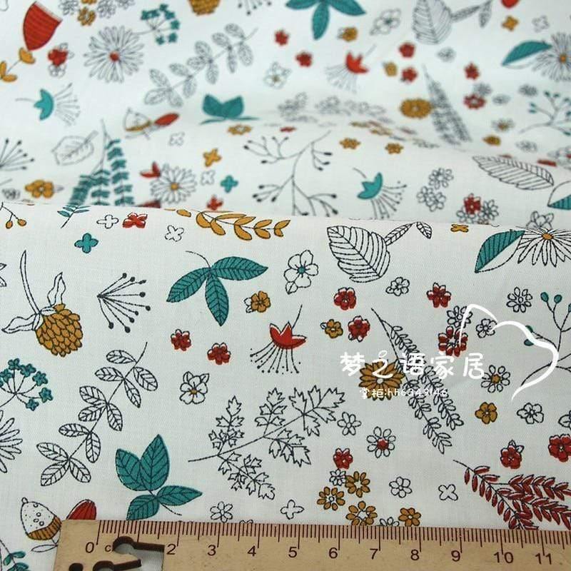 Printed children's cotton fabric baby quilt fabric cotton twill fabric per meter DIY sewing craft cotton material