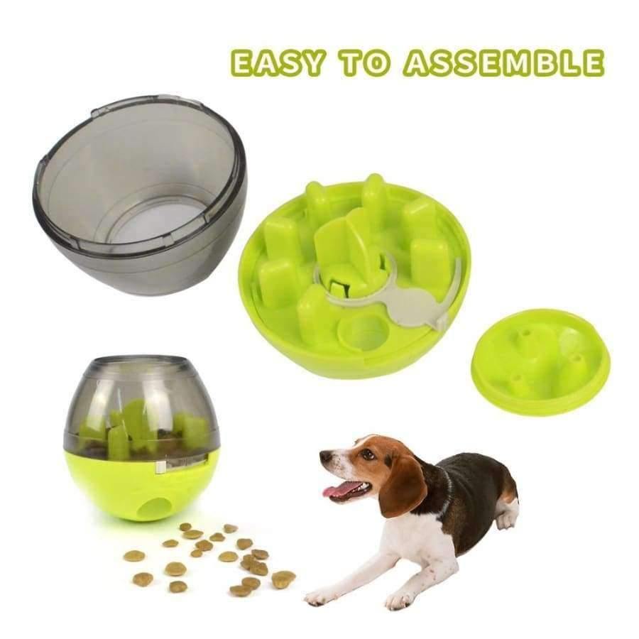 Haustier Hundespielzeug Tumbler Leckball Hundebeißspielzeug Abnehmbarer Hunde-Leckspender Kaute Produkte für mittelgroße und große Hunde