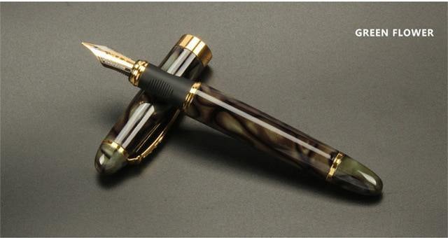Füllfederhalter Vollmetall Goldener Clip Luxusfedern Jinhao 450 Schreibwaren Büro