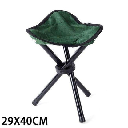 Jeebel Tragbarer Klappstuhl Camping Faltbarer Hocker Dreibein-Sitz Für Angeln Picknick Strand-Sitz Ultraleicht Outdoor Camp