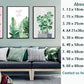 Grünes Blatt Rosa Hintergrund Frische Nordic Stil Wandkunst Leinwanddruck HD Bild Für Wohnzimmer Wohnkultur