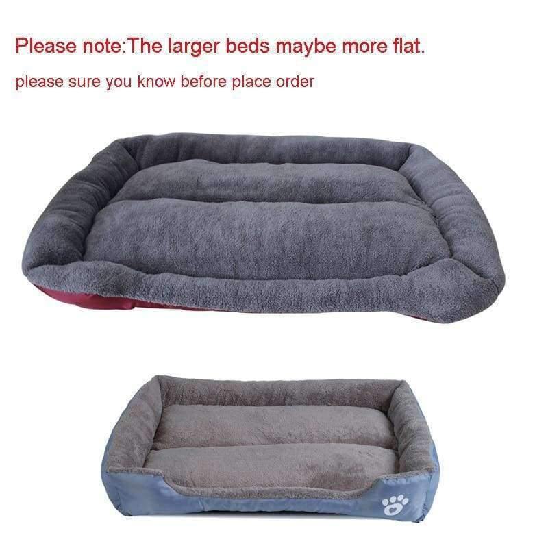 S-3XL 9 Farben Pfote Haustier Sofa Hundebetten Wasserdichter Boden Weiches Fleece Warm Katzenschlafhaus Petshop Dropshipping cama perro