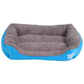 S-3XL 9 Farben Pfote Haustier Sofa Hundebetten Wasserdichter Boden Weiches Fleece Warm Katzenschlafhaus Petshop Dropshipping cama perro