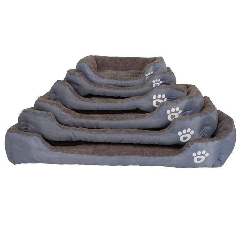 S-3XL 9 Farben Pfote Haustier Sofa Hundebetten Wasserdichter Boden Weiches Fleece Warm Katzenschlafhaus Petshop Dropshipping cama perro