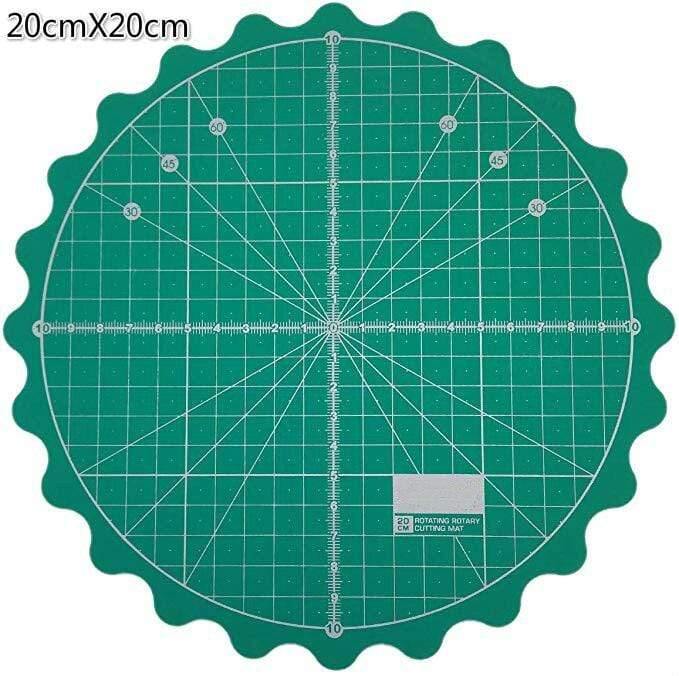 Self-healing rotary cutting mat for office supplies, school, quilting, paper crafts, clay crafts, arts and crafts size 8 inches (20cmX20cm)
