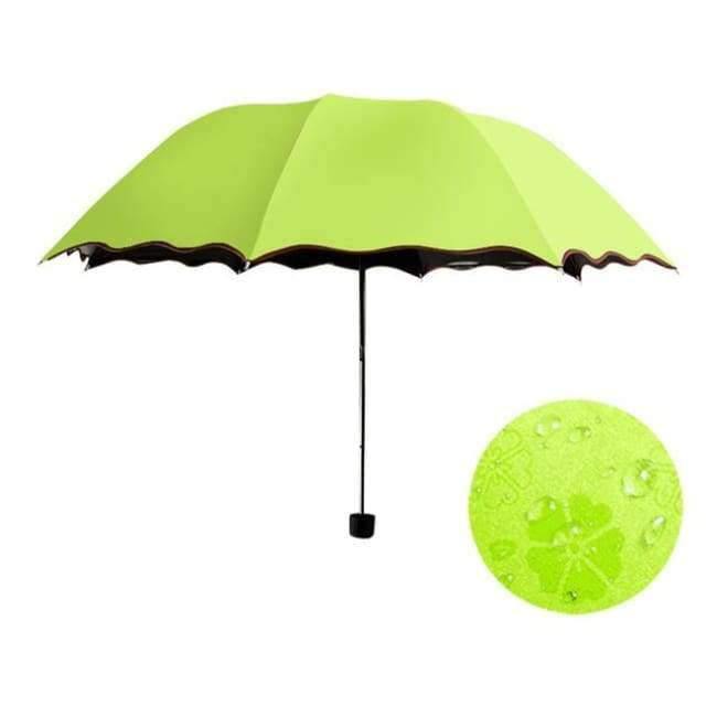 Ladies' umbrella windproof sun protection magical flower plate ultraviolet protection parasol sun rain folding umbrellas FG