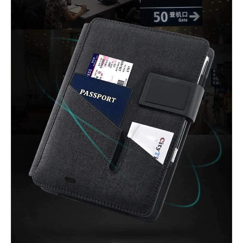 Multi-Funktionsnotizbuch mit 5000 mAh Powerbank Geschenke für Unternehmen Büromaterial Schreibblock A5