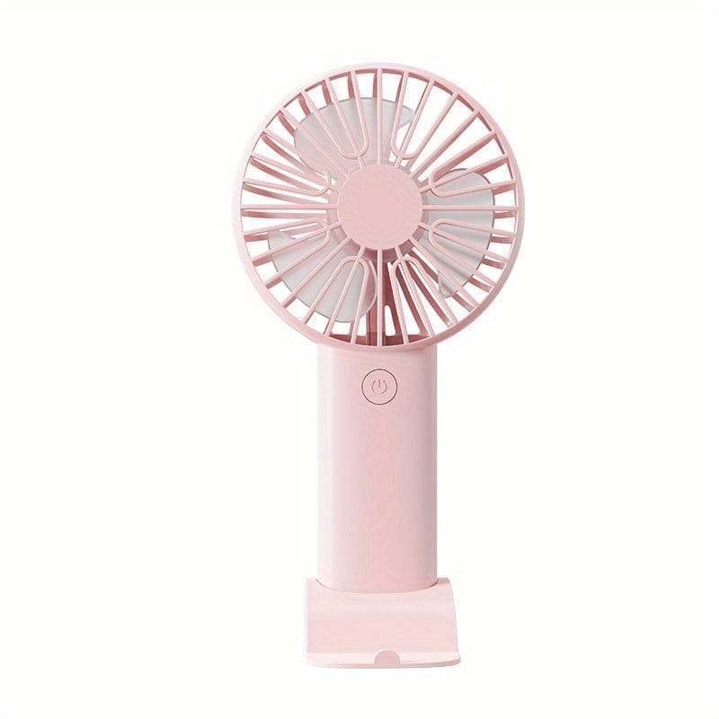 1 Stück USB Handheld Mini Ventilator - Tragbarer elektrischer Ventilator für Zuhause, Büro und Reisen - Wiederaufladbarer batteriebetriebener - Leiser und leistungsstarker Kühlung
