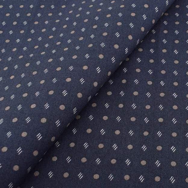 Chainho, Geometric Patterns, Printed Solid Color Cotton Fabric, DIY Quilting & Sewing Poplin Material for Baby & Children's Clothes, Shirt, Skirt