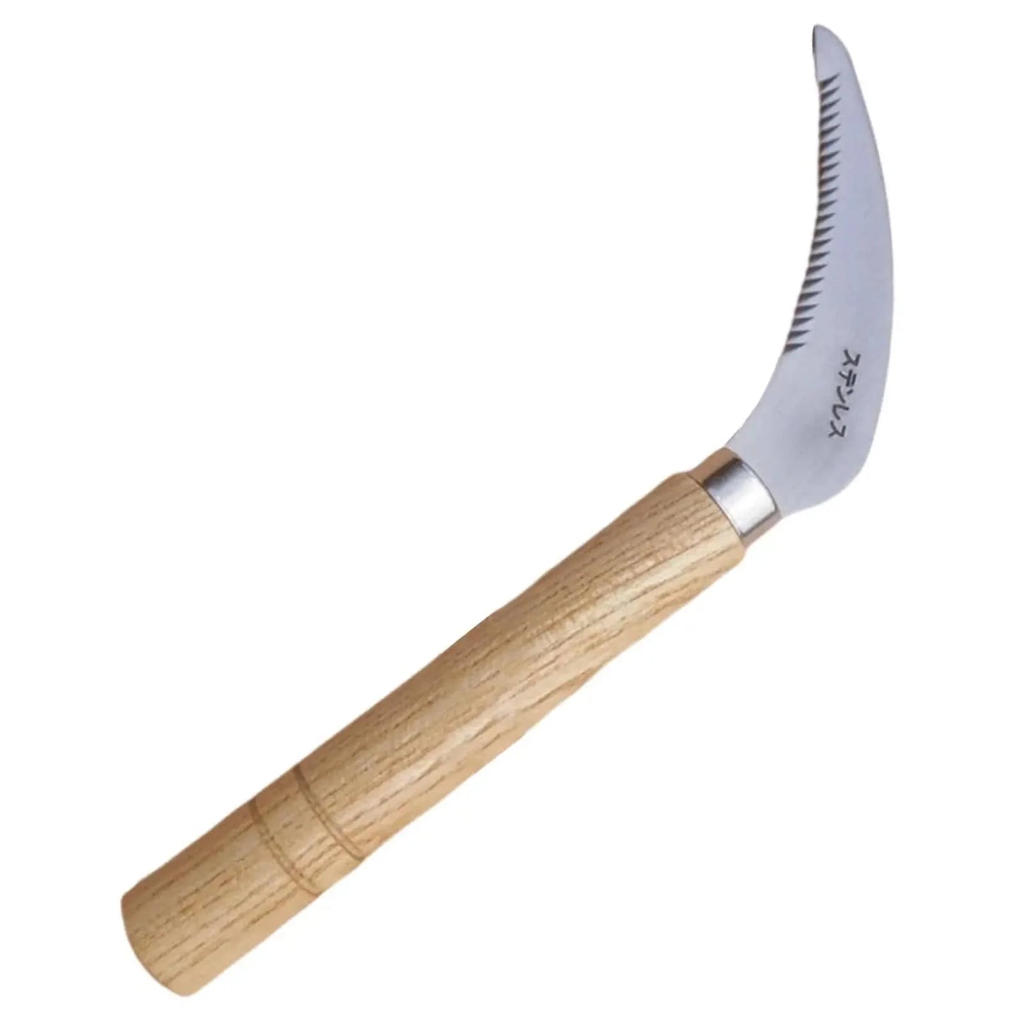 Handheld Sichelwerkzeug Tragbar Heavy Duty Handhacke Japanisches Gartenpflege Unkraut-Sichel Rollrasen-Sichel für Blumen-Unkraut Bonsai